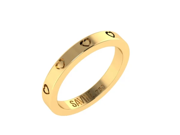 ANEL AMORE MINI OURO AMARELO