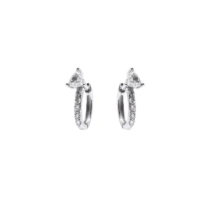 ARGOLA COM PAVE E TRILLION