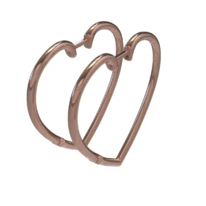 ARGOLA MIO CORAÇÃO GRANDE ROSÉ