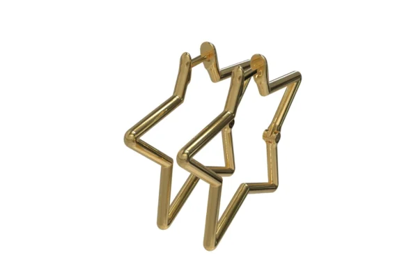 ARGOLA MIO ESTRELA GRANDE AMARELO