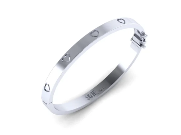 BRACELETE AMORE MÉDIO BRANCO