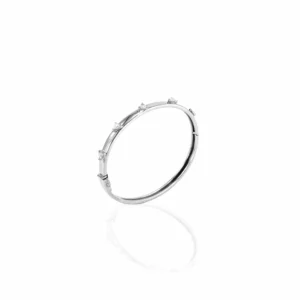 BRACELETE CINCO TRILLIONS FINO OURO BRANCO-