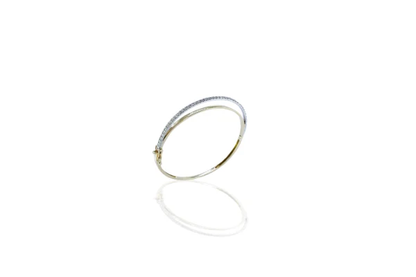 BRACELETE MOON BRILHANTE OURO AMARELO