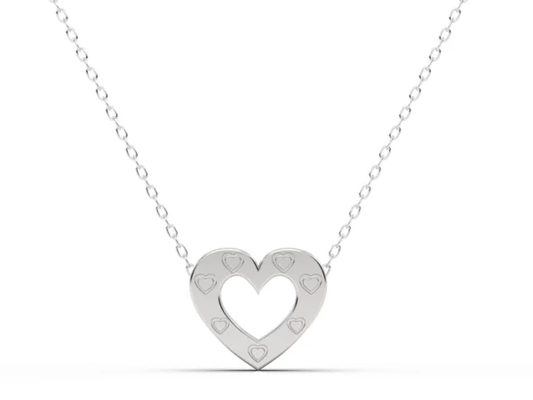 COLAR CORRENTE AMORE OURO BRANCO