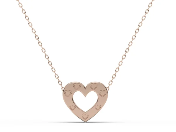 COLAR CORRENTE AMORE OURO ROSÉ